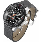 Invicta Aviator Серый Ремешок Мужские Часы Кварц Хронограф 50мм - 34026