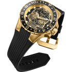 Invicta Aviator Exclusive Dia De Los Muertos Мужские Часы Золотистые - 36856