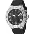 Invicta Aviator Чёрный Ремешок Серебристые Мужские Часы 50 мм - 39888