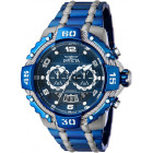 Invicta Bolt Серебристо-Синие Мужские Часы Кварцевые 52 мм - 37653