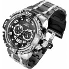 Invicta Bolt Чёрно-Серебристые Мужские Часы Кварцевые 52 мм - 37654