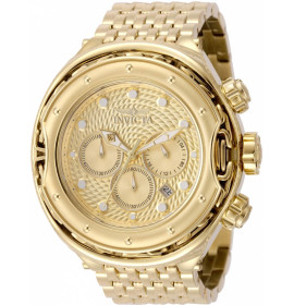 Invicta Bolt Perseus Colossus Полностью Золотые Мужские Часы 51мм - 50075