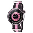 Bomberg BB-01 Чёрно-Розовый Ремешок Женские Швейцарские Часы 38 мм