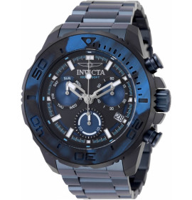 Invicta Carbon Hawk Синие и Чёрные Мужские Часы 48 мм - 51079