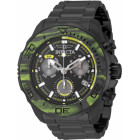 Invicta Carbon Hawk Чёрные с Жёлтым Мужские Часы 48 мм - 51082
