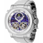 Invicta Reserve Man of War Фиолетовый Абалон Механические Часы 48мм - 39574