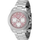 Invicta Elite Diamond Женские Часы с Бриллиантами Серебристые 38мм - 48756