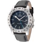 Glycine Airman Worldtimer GMT Мужские Часы Чёрные 40 мм - GL1048