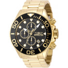 Invicta Grand Diver Чёрный Циферблат Мужские Часы Золотые - 48592