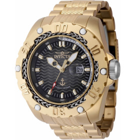 Invicta Ocean Voyage Массивные Мужские Часы 51.5 мм Золотые - 47742
