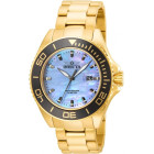 Invicta Pro Diver Платиновый Перламутр Мужские Часы Золотые 48 мм - 23071