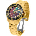 Invicta Pro Diver Чёрный Перламутр Мужские Часы Золотые 48 мм - 23072