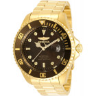 Invicta Pro Diver Коричневый Циферблат Механические Часы Золотые - 35725