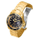 Invicta Pro Diver Полностью Золотистые Мужские Часы Механические - 8929OB
