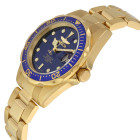 Invicta Pro Diver Золотого Цвета с Синим Циферблатом Мужские Часы - 8937