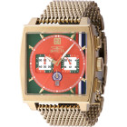 Invicta Racing Индийский Циферблат Часы Мужские 45 мм Золотые - 47609