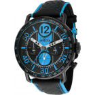 Invicta Racing Чёрные с Голубыми Акцентами Часы Мужские 44 мм - 49367