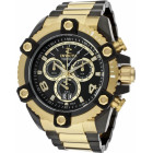 Invicta Reserve Grand Octane Большие Часы Мужские Чёрно-Золотые - 13018