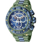 Invicta Reserve Ripsaw Traser Tubes Зелёно-Синие Мужские Часы 52.7мм - 38817