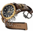 Invicta Russian Diver Pirate of the Seas Кожаный Ремешок Часы Мужские - 40457