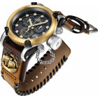 Invicta Russian Diver Pirate of the Seas Кожаный Ремешок Часы Мужские - 40461