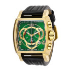 Invicta S1 Rally Зелёный Циферблат Чёрный Ремешок Часы Мужские 48мм - 27952