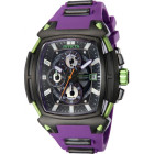 Invicta S1 Rally Diablo Чёрные Мужские Часы на Фиолетовом Ремешке - 39700