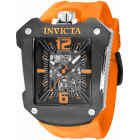 Invicta S1 Rally Оранжевый Ремешок Механические Мужские Часы Скелетон - 41663