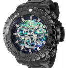 Invicta Reserve Sea Hunter Полностью Чёрные с Абалоном Мужские Часы - 41014