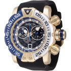 Invicta Sea Hunter Синий Безель Мужские Часы 57 мм Золотые - 44845