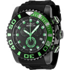 Invicta Sea Hunter Чёрные с Зелёными Акцентами Мужские Часы 52 мм - 48985