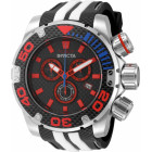 Invicta Sea Hunter Красные Акценты Стальные Мужские Часы 52 мм - 48992