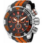 Invicta Sea Hunter Оранжевые Акценты Стальные Мужские Часы 52 мм - 48993