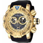 Invicta Sea Hunter Полностью Золотые Мужские Часы 57 мм - 49608 