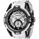 Invicta Sea Spider Белый Полиуретановый Браслет Чёрные Мужские Часы - 43842