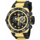 Invicta Subaqua Noma IV Чёрный Ремешок Мужские Часы 50мм Золотые - 6583