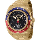 Invicta Swiss Made Пепси Безель Золотистые Мужские Часы 52 мм - 44764