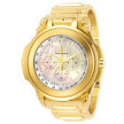 Invicta Transatlantic Полностью Золотые Часы с Двумя Циферблатами - 28579