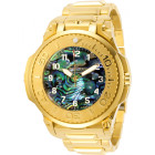 Invicta Transatlantic Полностью Золотые Часы с Двумя Циферблатами - 28579