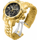 Invicta Venom Стальной Браслет Золотой Сатинированный