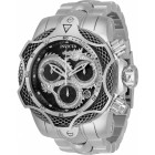 Invicta Venom Большие Серый Циферблат Стальные Мужские Часы - 31510