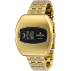 Invicta Vintage Чёрный Циферблат Механические Золотистые Часы 38мм - 39976